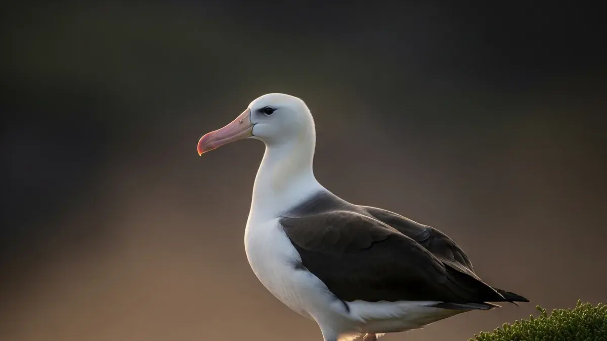 Cinematic photo of a albatross