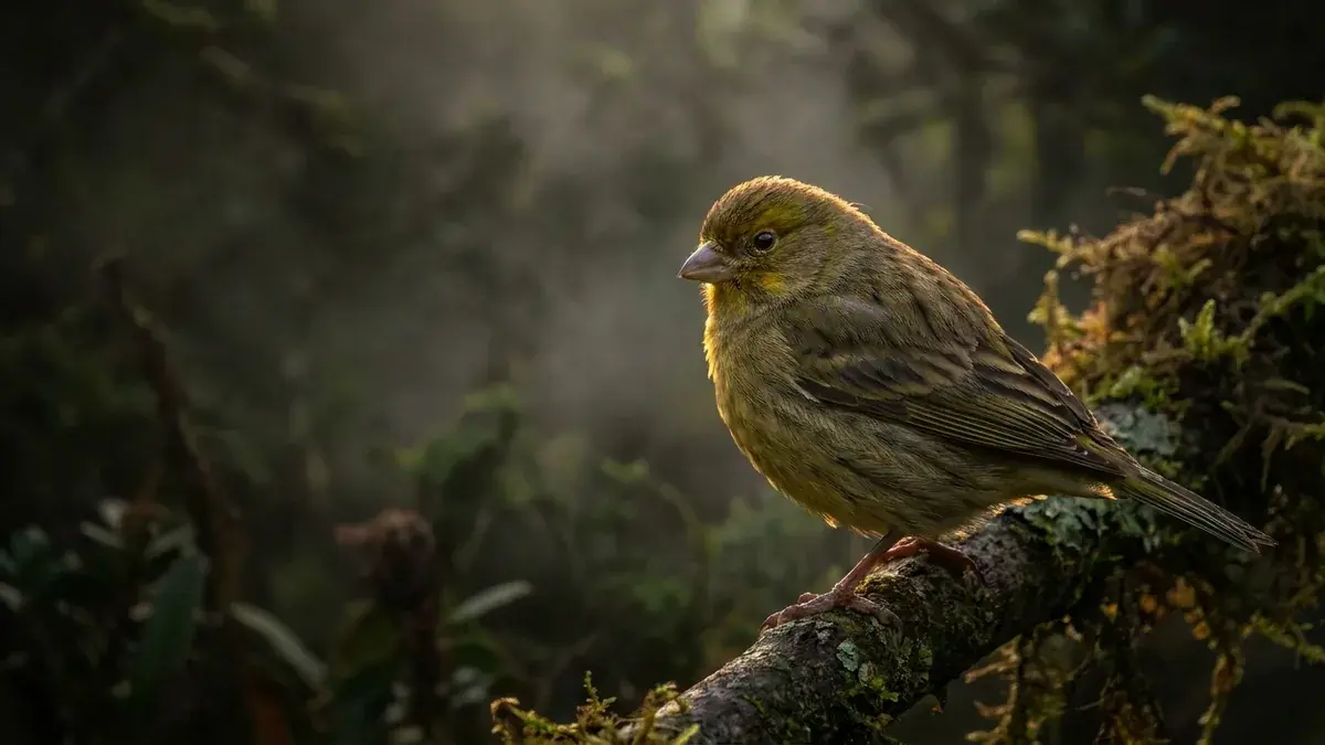Cinematic photo of a canary