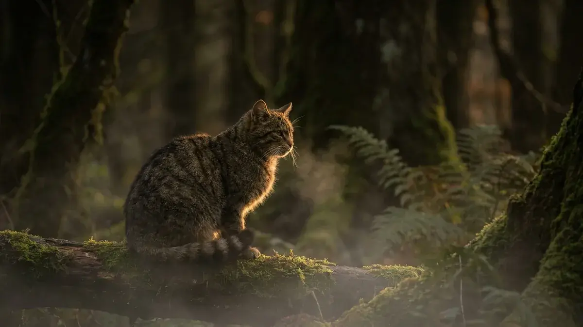 Cinematic photo of a cat
