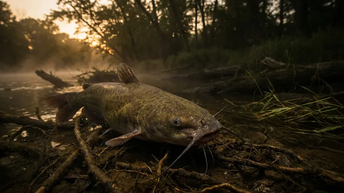 Cinematic photo of a catfish