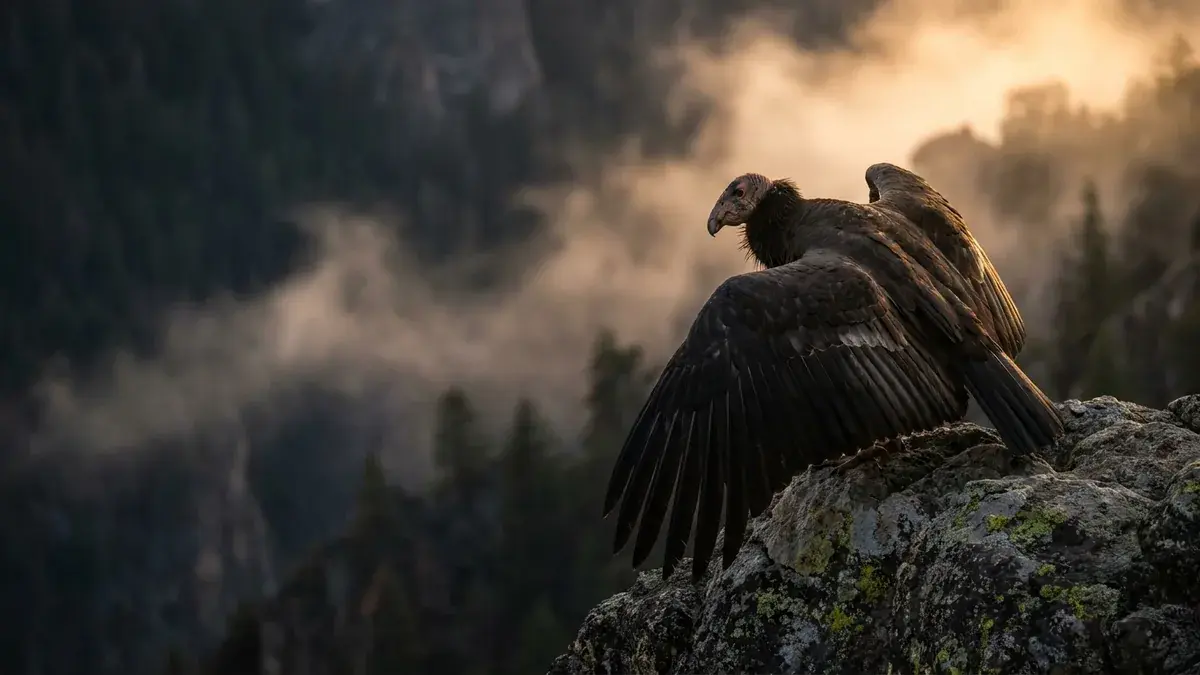 Cinematic photo of a condor