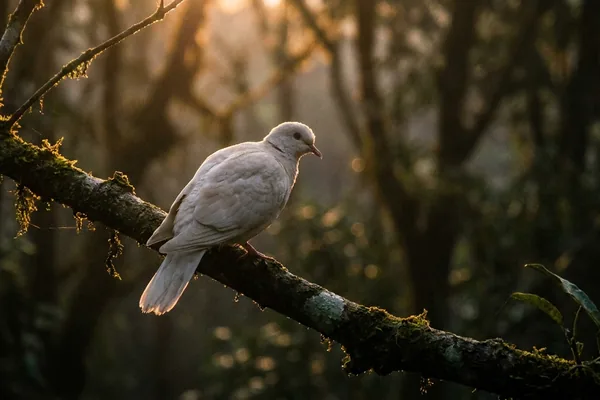 Cinematic photo of a dove