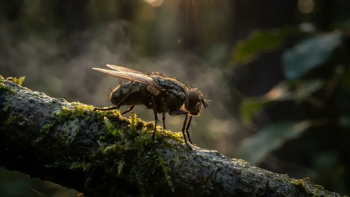 Cinematic photo of a flies