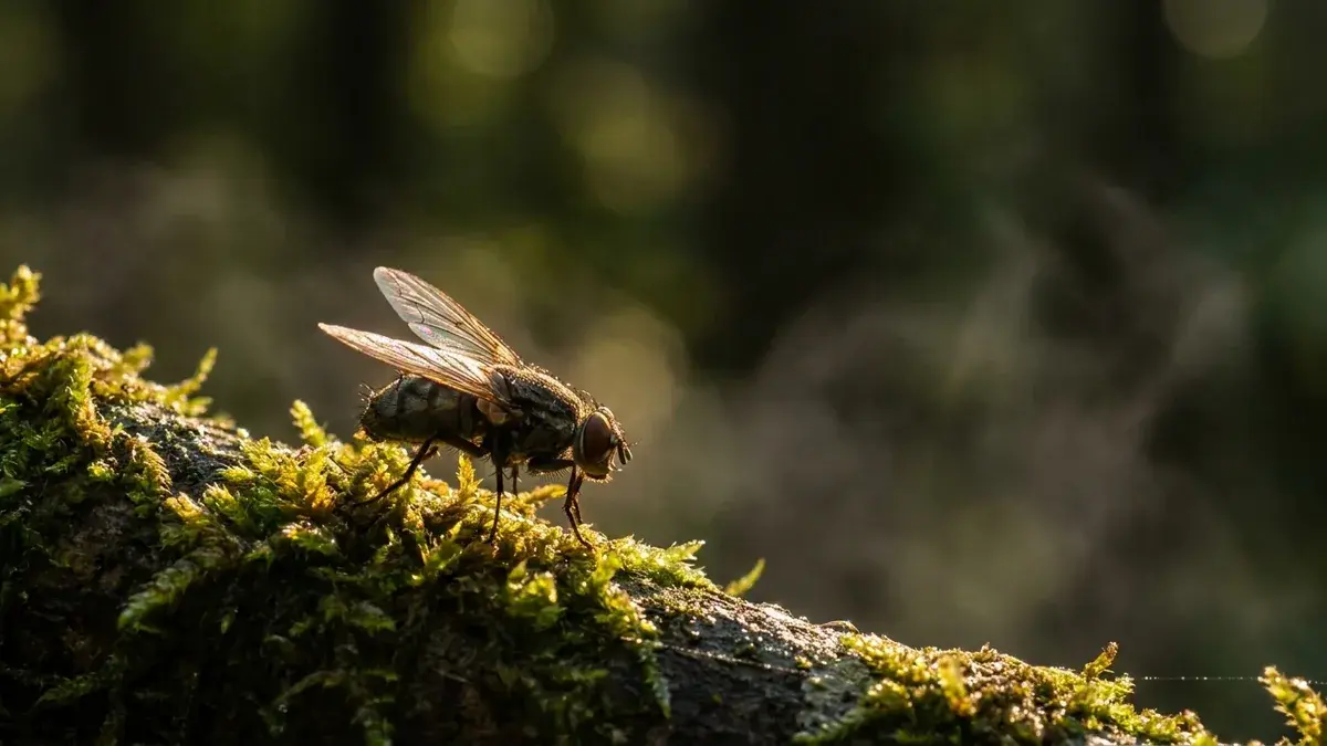 Cinematic photo of a fly