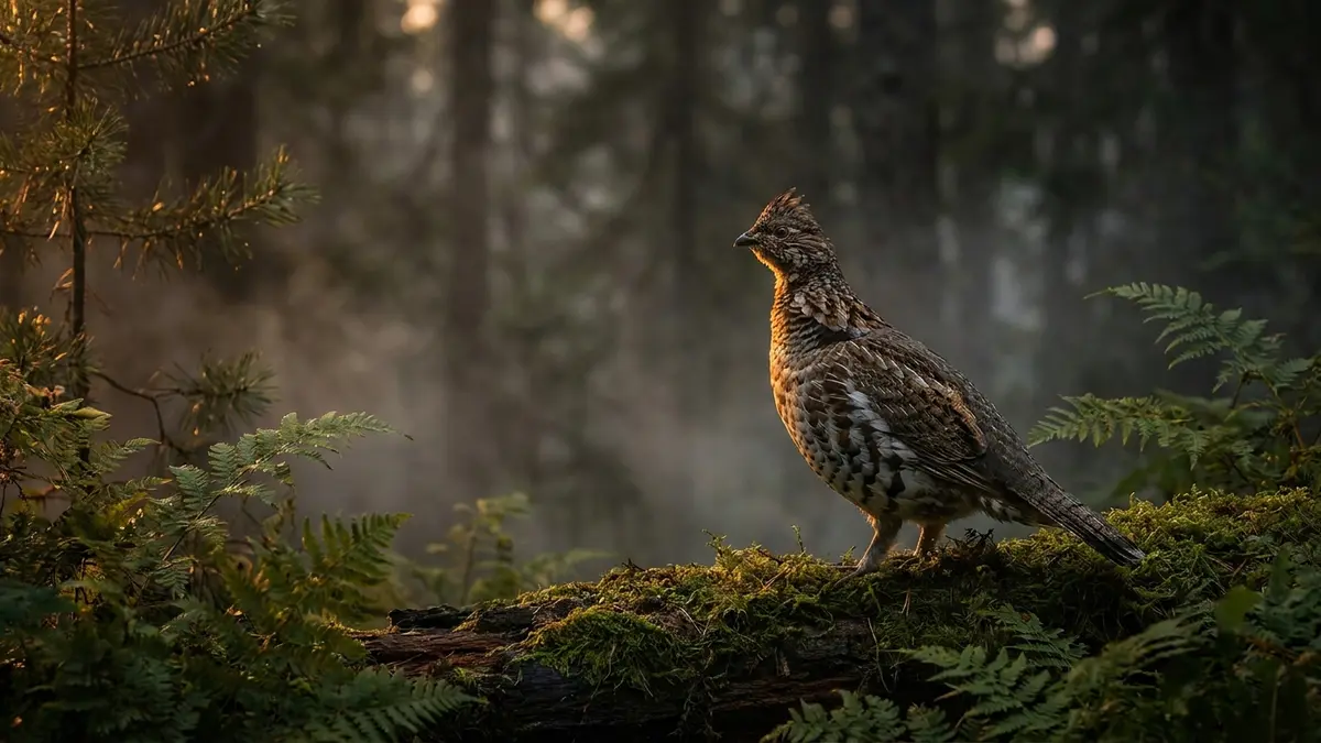 Cinematic photo of a grouse