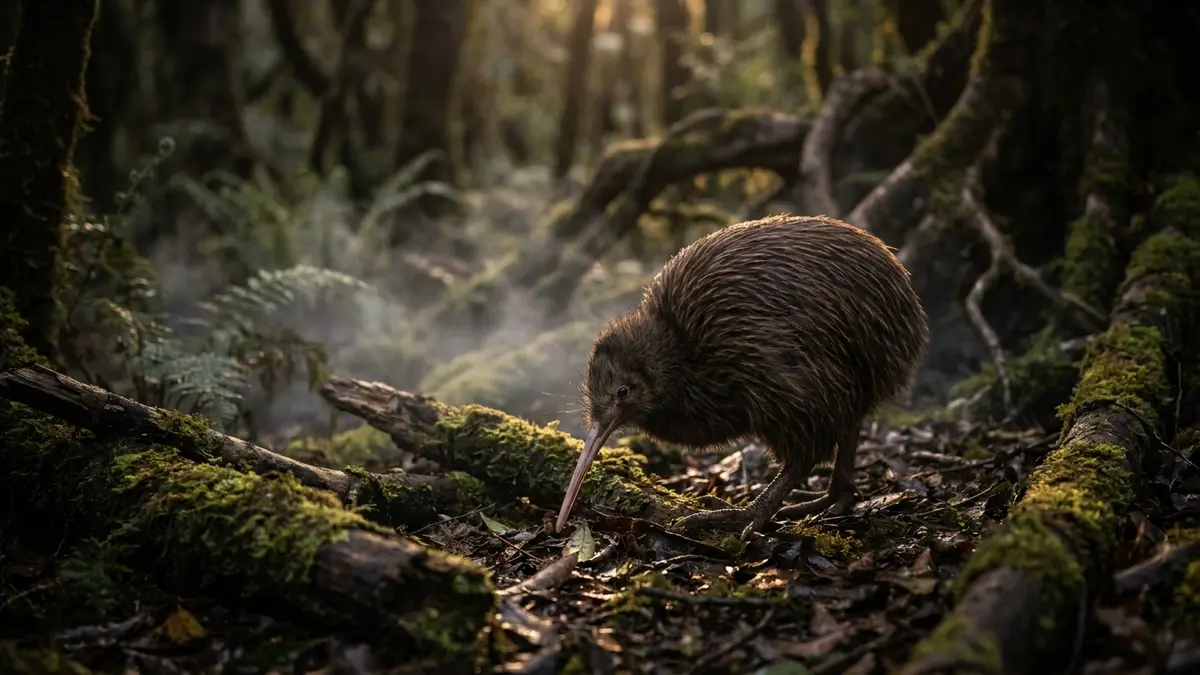 Cinematic photo of a kiwi