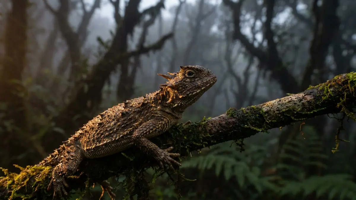 Cinematic photo of a reptile