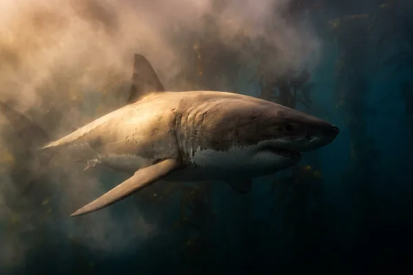 Cinematic photo of a shark