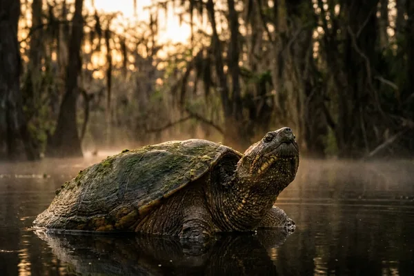 Cinematic photo of a turtle