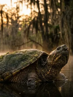 Cinematic photo of a turtle