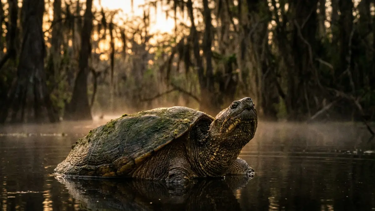 Cinematic photo of a turtle